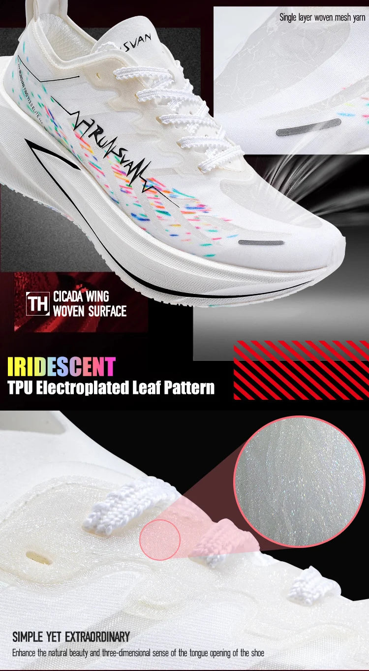 IRUNSVAN 2025 Shadow Wing 3.0 Full Palm T800 Carbon Board Running Shoes Breathable and Durable Sports Shoes for Men and Women