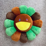 Rainbow Daisy Children's Plush Pillow, Japanese, Sunflower, Floor Game Mat Seat Pillow Sofa House Car Decoration Plush Pillow