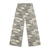 Vintage Camouflage Wide-Leg Men's Jeans