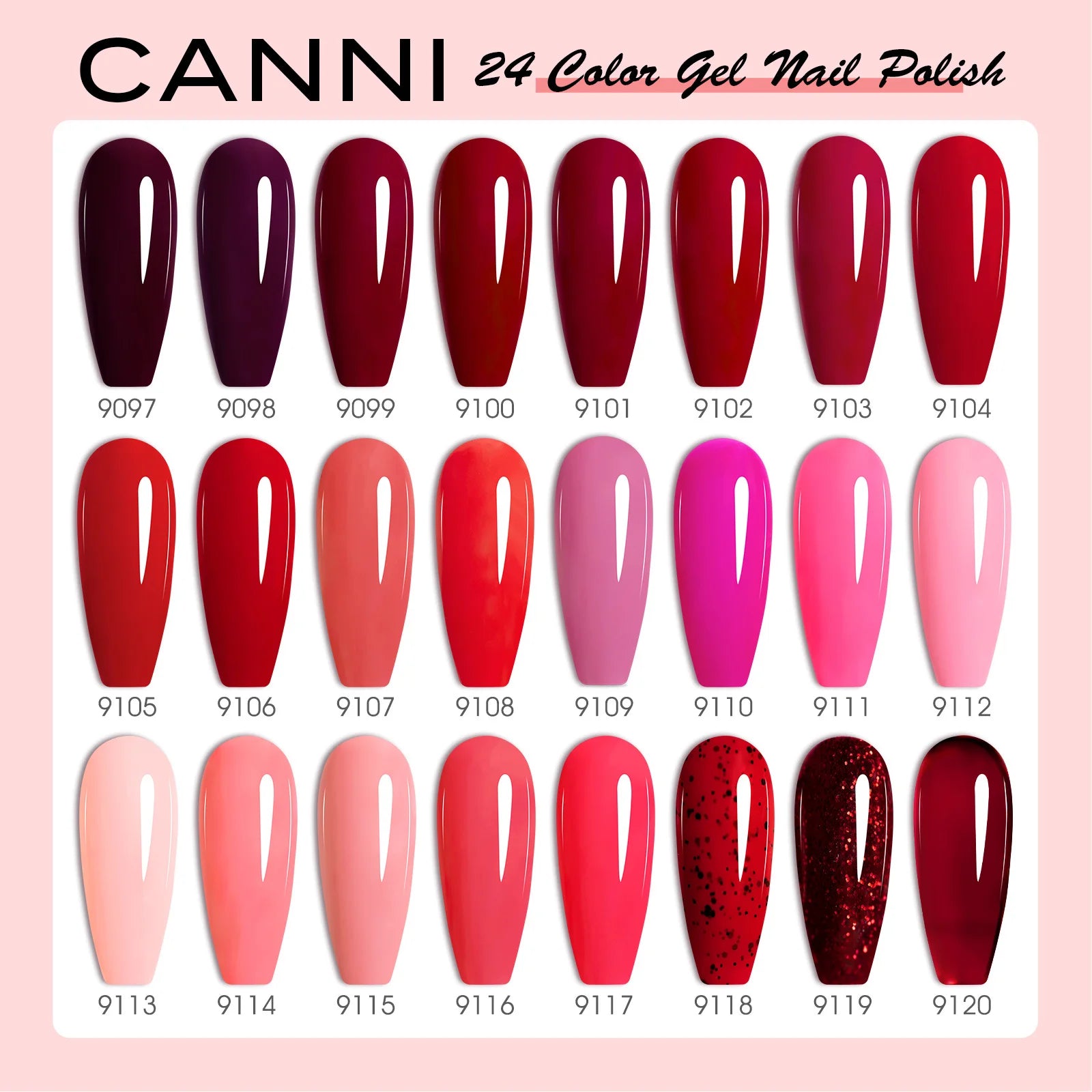 CANNI 30pcs Gel Polish Kit – HEMA & TPO Free CC Collection