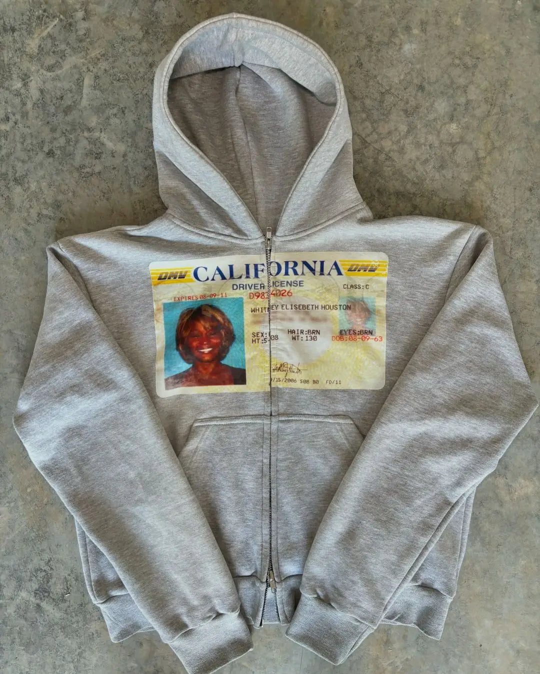 Two-Tone Y2K Minimalist Hooded Sweatshirt