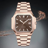 2025 Specht & Söhne Men's Classic Cubic Automatic Mechanical Watch 50M Waterproof Luminous Sapphire Crystal Reloj Hombre 41MM