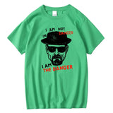 Men's T-shirt 100% Cotton Short Sleeve Breaking Bad Men T-shirt Casual Heisenberg Print Summer Tshirt Cool T-shirt Male Men Tops