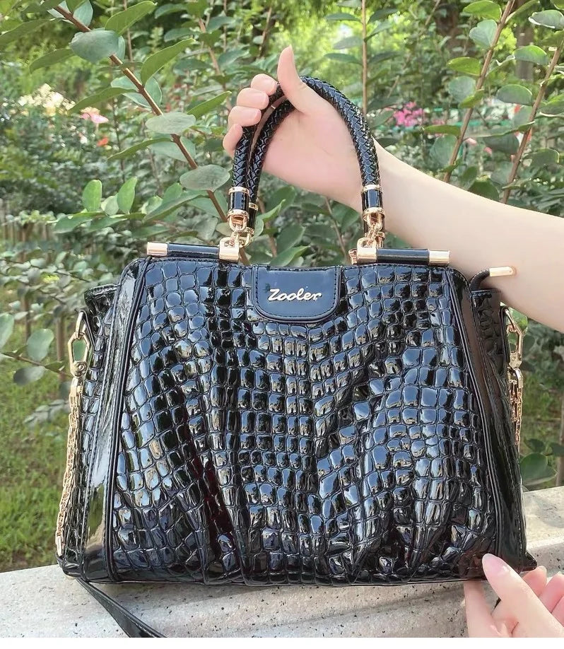 Hot Cow Skin Bag！ZOOLER Handmade Full Real Cow Leather Handbags Soft Skin Genuine Leather Bag Costly Women Fashion Bags #QS220