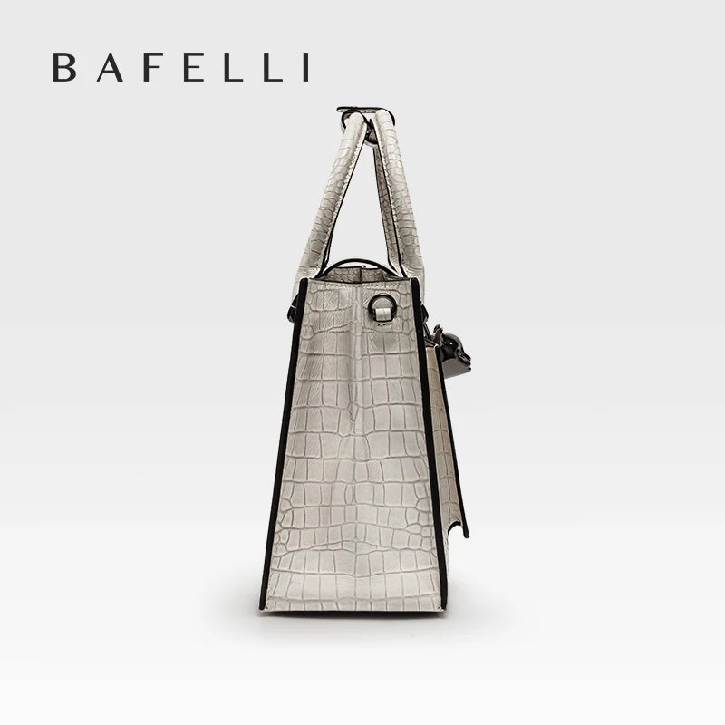 BAFELLI Women's Genuine Leather Business Tote Bag