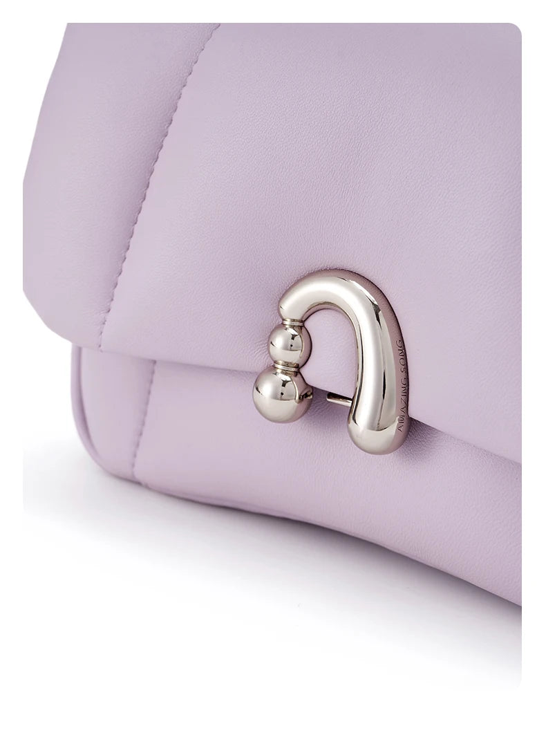 Amazing Song Alpha Bag Medium Shoulder Bag Sheep Leather