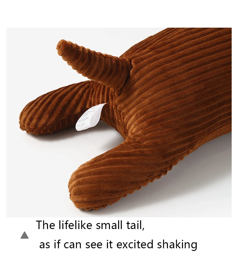 Dachshund Dog Plush Hug Pillow Soft Durable Stuffed Throw Cushion Animals Pillow for Sofa Home Decoration Gifts for Kids(47in)