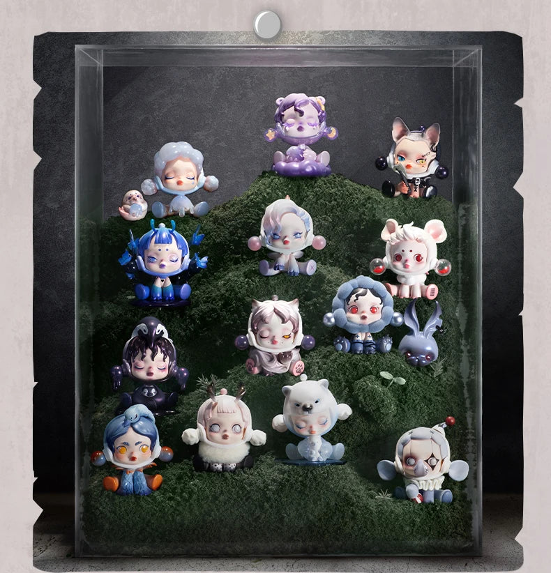 Pop Mart Skullpanda The Mare of Animals Series Blind Box Guess Bag Mystery Box Toys Doll Cute Anime Figure Ornaments Gift