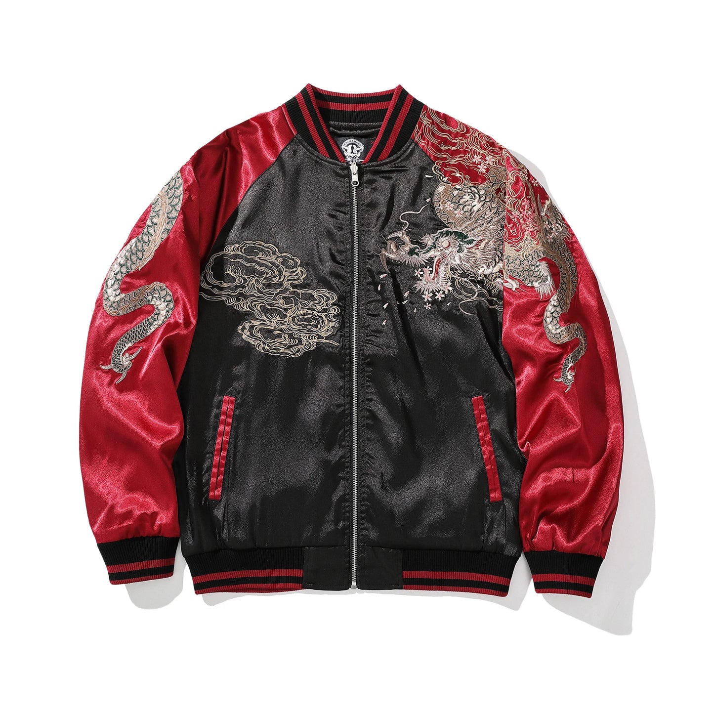 Dragon Embroidered Harajuku Jacket