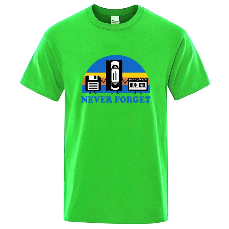 Never Forget Retro Graphic T-Shirt