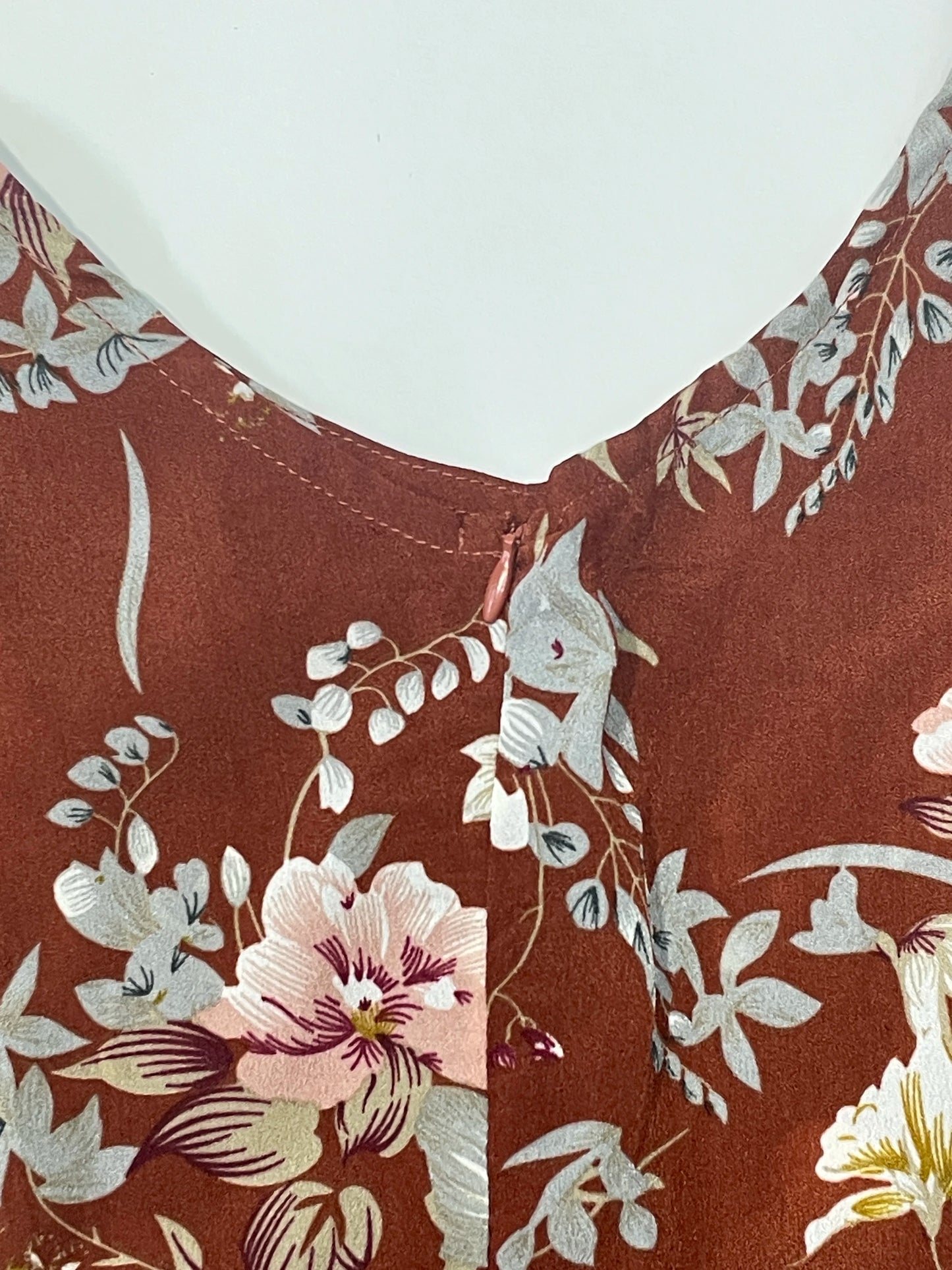Elegant Floral Print High Slit Halter Dress