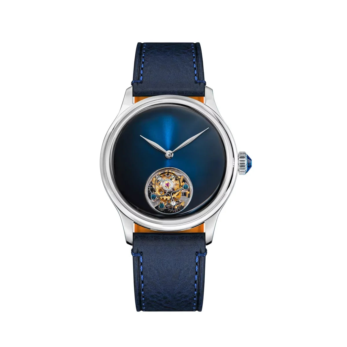 SUGESS 38mm Tourbillon Minimalist Watch | Seagull S8000 Movement