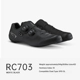 SHIMANO RC703 Road Cycling Shoes Carbon Sole SPD-SL Cleats Compatible Professional Road Bike Lock Shoes Men Women