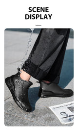 Fashionable Adult Short Rain Boots Waterproof Ankle Shoes Anti-Slip Durable Rubber Footwear For Men Women Suitable for Rainy Day