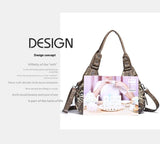 Women Handbags Leopard Bag Top-handle Handbag Fashion Satchel Dumpling Pack Shoulder Bag Tote Bag Hobos Large Purse