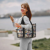 Custom The Eras Tour 1989 Taylor's Swift's American Pop Singer Tote Bag Women Large Capacity Beach Gym Travel Bags