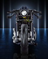 HUIQIBAO 1:8 Classic Motorbike Building Blocks High-tech Model Moto City Racer Bricks Toy for Kid Boy Children Adult MOC Car Set