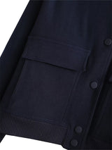 Willshela Women's Solid Bomber Jacket with Pockets