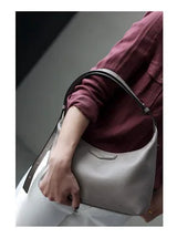 New Arrival Underarm Bag Women Genuine Leather Crossbody Bag Fashion Female Nylon Handbag Luxury Messenger Purses