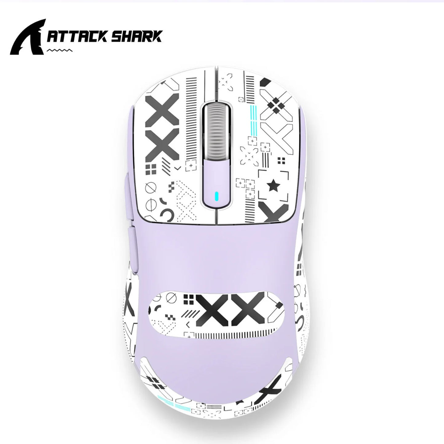 Attack Shark X3 PixArt PAW3395 Bluetooth Mouse,26000dpi,Wireless Tri-Mode Connection,Lightweight Macro Gaming Mouse