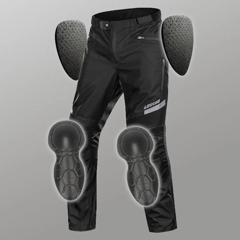 LYSCHY Motorcycle Jacket Pants Suit Cold-proof Waterproof Winter Men Motorbike Riding Moto Jacket Protective Gear Armor Clothing