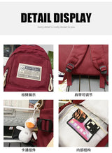 Fashion Big Student School Backpack Rucksack Girls Boys School Bag High Capacity Women Backpack Female Leisure Travel Mochila