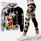 Disney Mickey & Minnie Mouse Hoodie & Leggings Set | Women's Athletic Tracksuit
