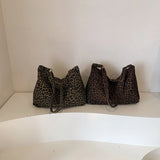 Women's Leopard Print Shoulder Bag – Large Capacity Crossbody
