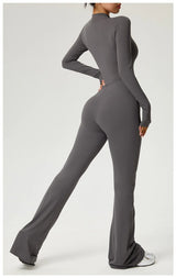 High-Performance Long Sleeve Yoga Jumpsuit