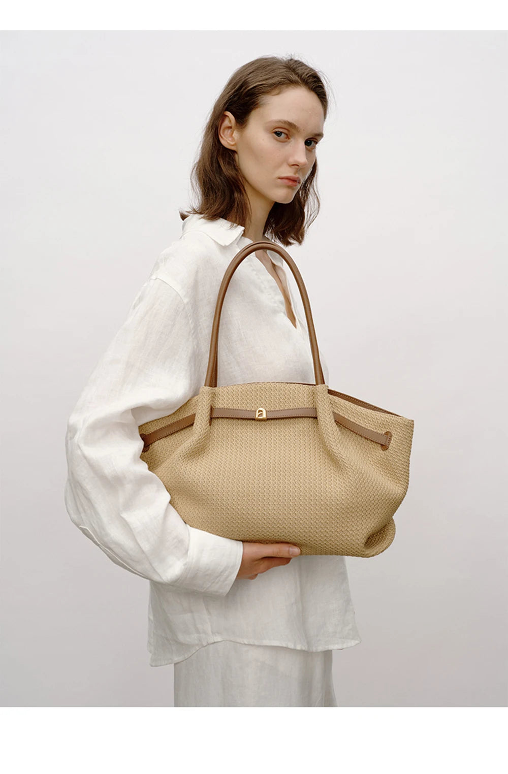 LA FESTIN Original Brand Women's bags Shoulder Bag Woven Bag 2026 New Tote Bag Large Handbag Travel Bag Big Beach Bag