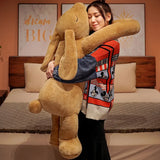 Lovely Giant Animal 90cm 120cm Soft Cartoon Big Ear Bunny Plush Toy Rabbit Stuffed Pillow Girl Gift