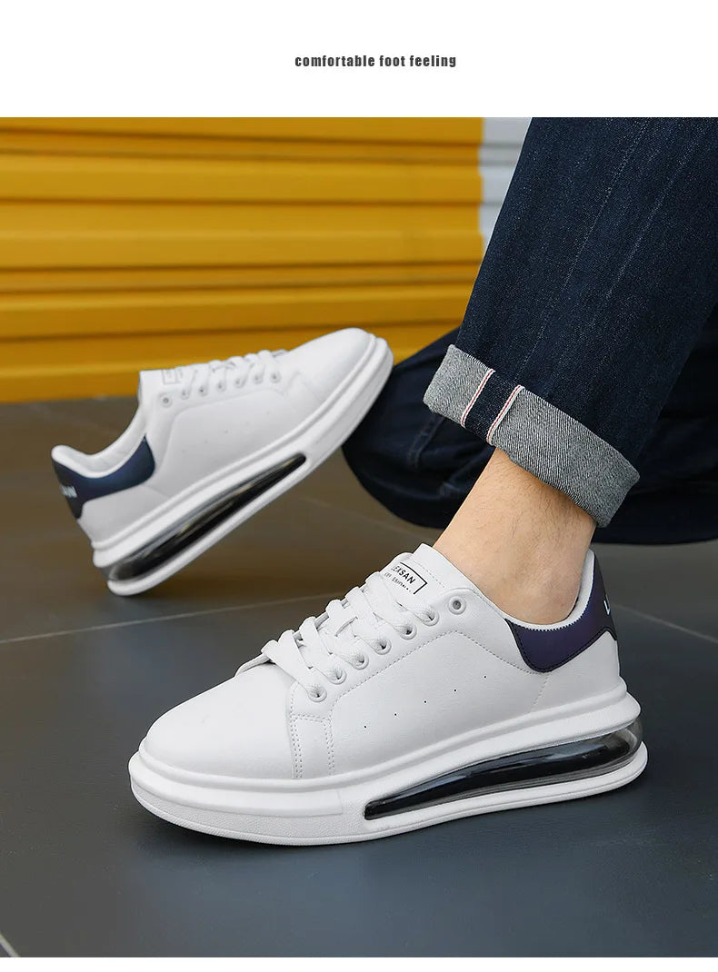 Men's Breathable Mesh Lace-Up Sneakers