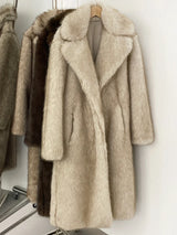 Plush Faux Fur Winter Overcoat