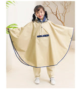 Kids' Cloak-Style Waterproof Poncho Raincoat