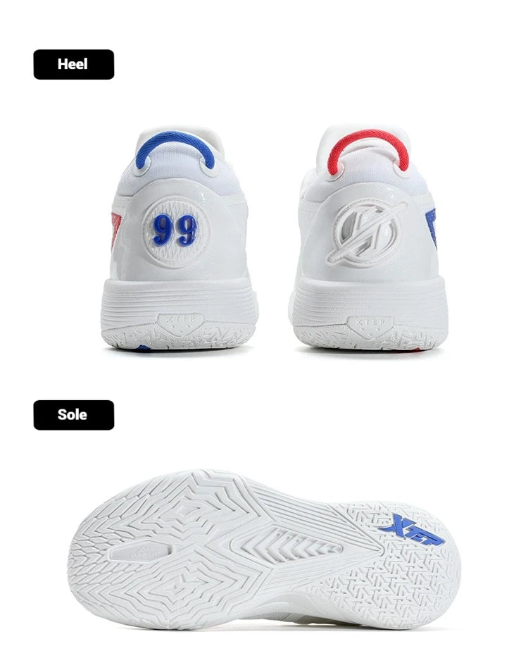 Xtep Ling Ji Men's Basketball Shoes 2025 Spring Rebound Breathable Men's Sports Shoes Marathon Carbon Sneakers 875219120003