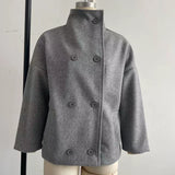 Women's Stand Collar Zip Jacket – Autumn/Winter