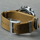 CADISEN New Mens Watches Luxury Quartz Watch For Man Chronograph Japan MIYOTA 0S11 Men Gift Luminous Waterproof Canvas Wristwatc