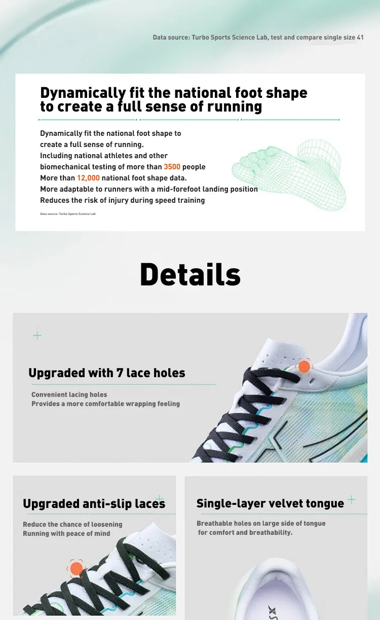 Xtep 260X Running Shoes For Men  Spring Lightweight Men's Sports Shoes Sweat-Absorbing Outdoor Cushion Sneakers 976119110053