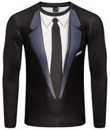 Dapper Gentleman Graphic Long Sleeve Tee