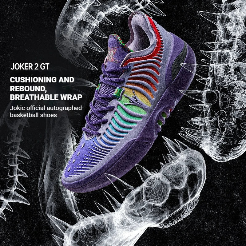 361 Degrees Joker 2.0 GT Basketball Shoes Men New Stable Comfort Breathable Shock-Absorbing Durable Male Sneakers 672621112