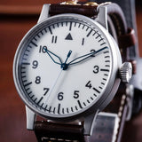 Hruodland 2025 New Pilot Men's Automatic Mechanical Watch Pt5000 Sapphire Luminous C3 Stainless Steel Waterproof 10Bar Reloj Hom