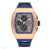Men's Sport Chronograph: Stainless Steel Waterproof Quartz Watch