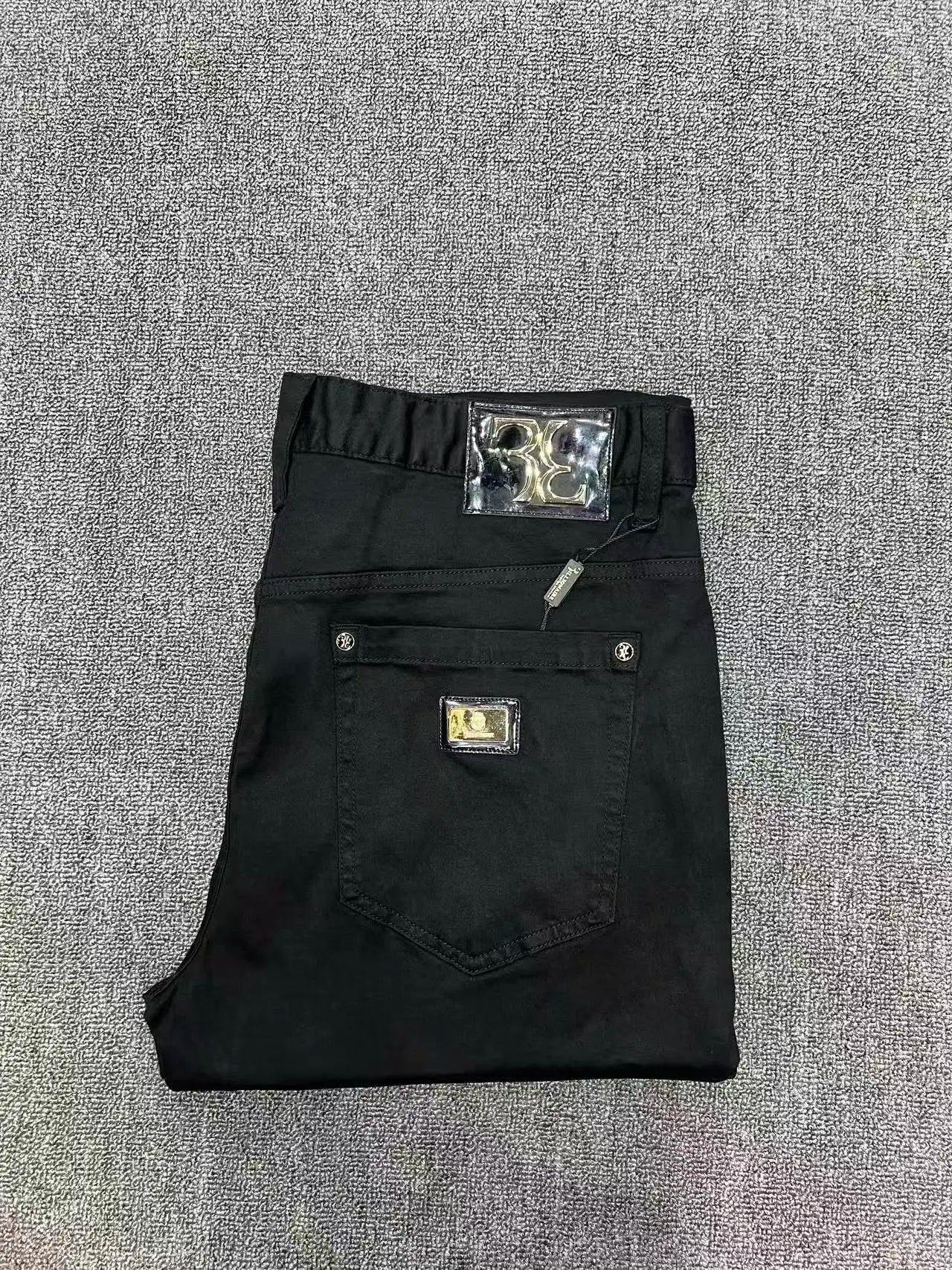 BILLIONAIRE BLSK CPRT Jeans Men 2026 Spring Summer new fashion Embroidery comfortable elasticity outdoors Big size 34-42 Pants
