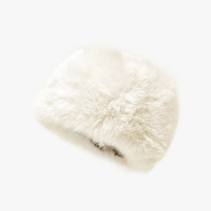 Soft Faux Fur Bucket Hat Women Winter Faux Fur Hat Luxury Fluffy Plush Russian Style Hat Personality Fishermen Hat шапка женс