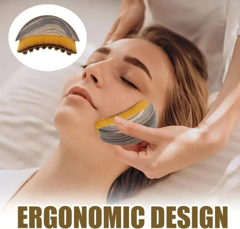 Lymphatic Contour Face Brush – Sculpting & Drainage Massager