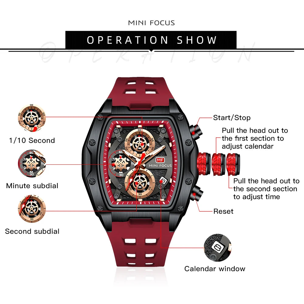 MINI FOCUS Warrior Chronograph Men’s Watch