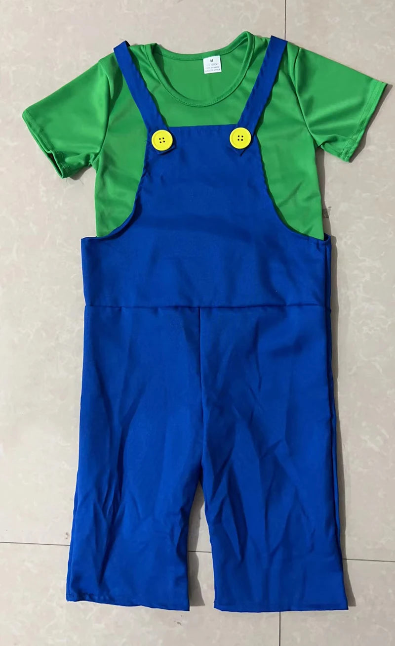 Mario & Luigi Costume Set for Men and Kids