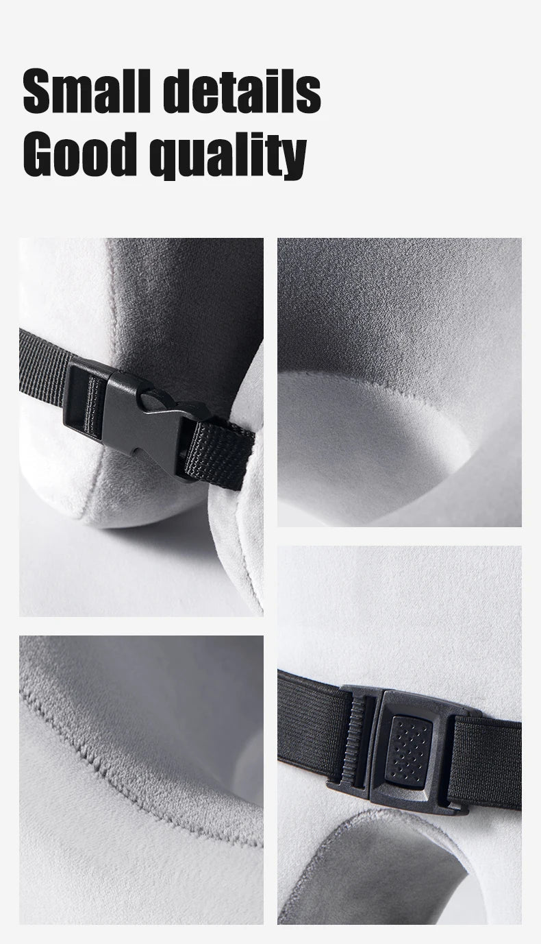 Memory Foam Travel Neck Pillow – Soft U-Shape Support