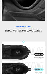 QIAODAN YUYI 4 Winter Running Shoes Men's Sports Shoes Waterproof Absorbing Lightweight Black Fleece Sneakers QXB023244007B