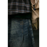 Men's Loose Fit Denim Cargo Jeans